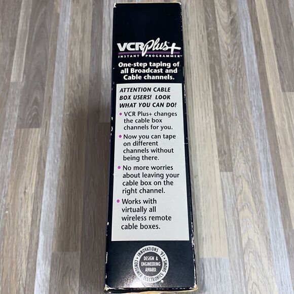 Vintage VCR Plus+ Instant Programmer Gemstar New & Complete Unused Old new stock - Picture 5 of 7
